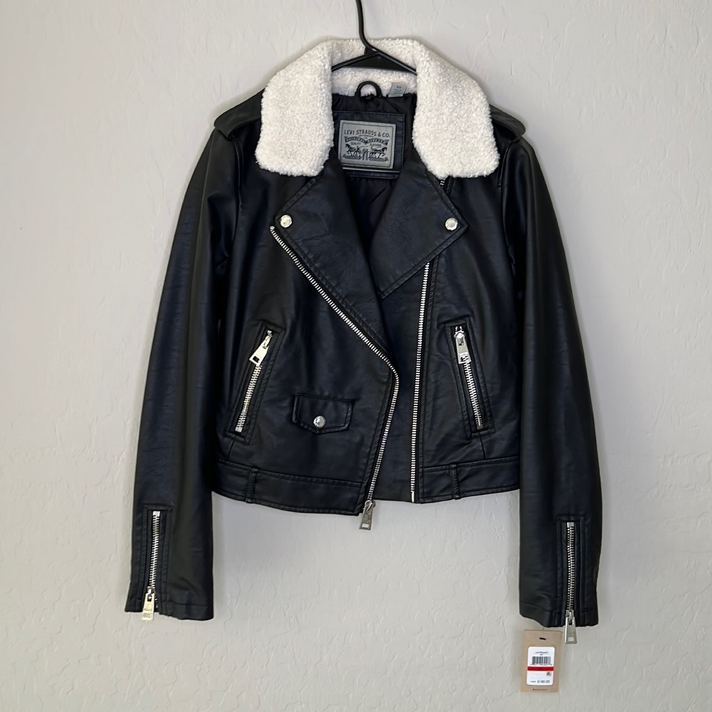 Levi leather jacket.